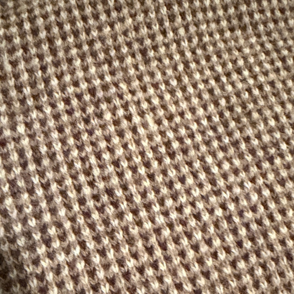 J. Crew Men's Tan and Brown Merino Crewneck Sweater - Picture 3 of 4